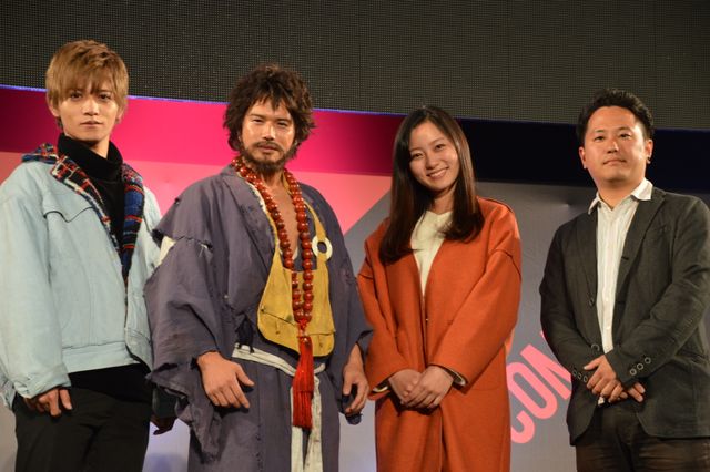 市原隼人、袈裟姿で東京コミコンに登場！映画『喝風太郎』製作発表会（15枚目）