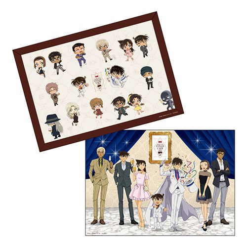 コナンカフェグッズ】名探偵コナン 連載30周年記念カフェ スクエア缶