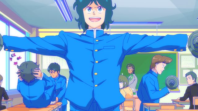 懐かしのキャラ続々！TVアニメ「ハイスクール！奇面組」MV場面カット（7枚目）