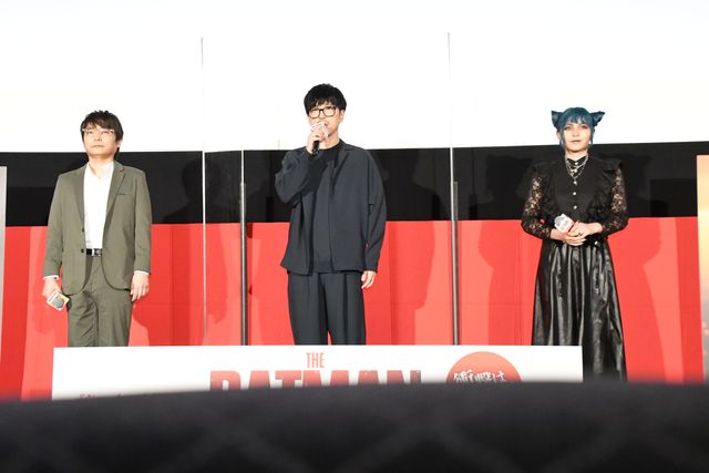 ファイルーズあい、猫耳で登壇！『THE BATMAN－ザ・バットマン－』大ヒット御礼舞台あいさつ（2枚目）