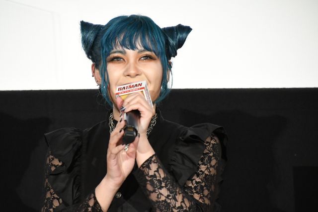 ファイルーズあい、猫耳で登壇！『THE BATMAN－ザ・バットマン－』大ヒット御礼舞台あいさつ（5枚目）