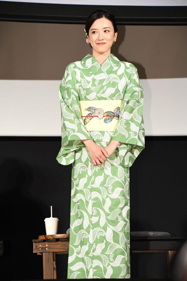 永野芽郁の美しい浴衣姿！映画『こんにちは、母さん』イベント（6枚目）