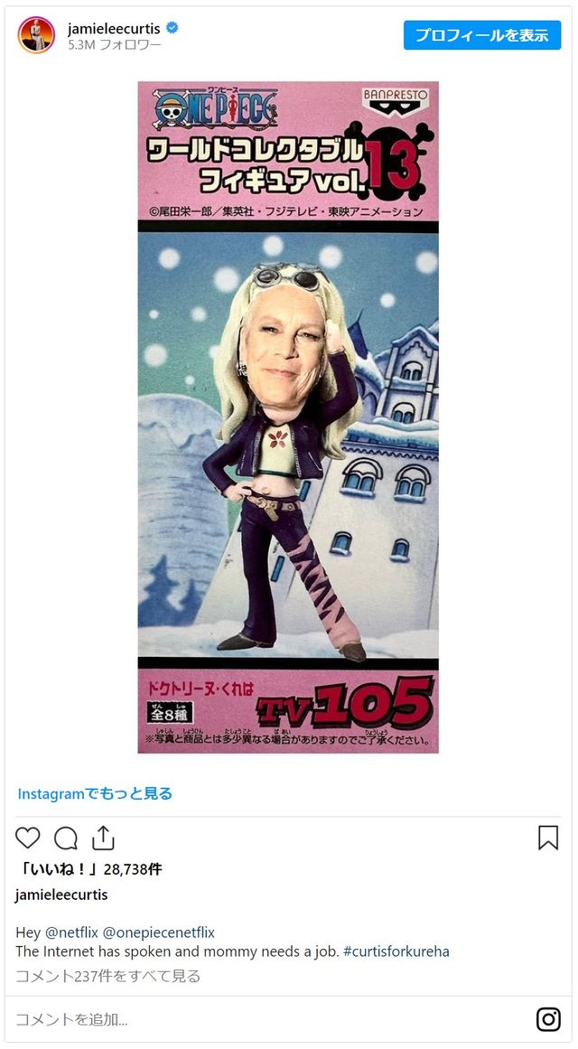 実写版「ONE PIECE」Dr.くれは役にオスカー女優が名乗り！：フォトギャラリー