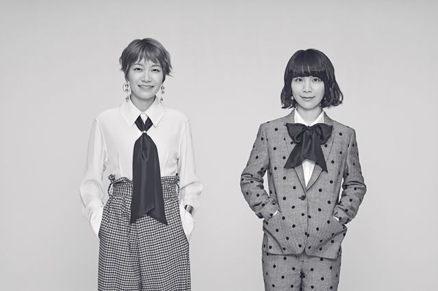 「完結」を発表したチャットモンチーの福岡晃子と橋本絵莉子