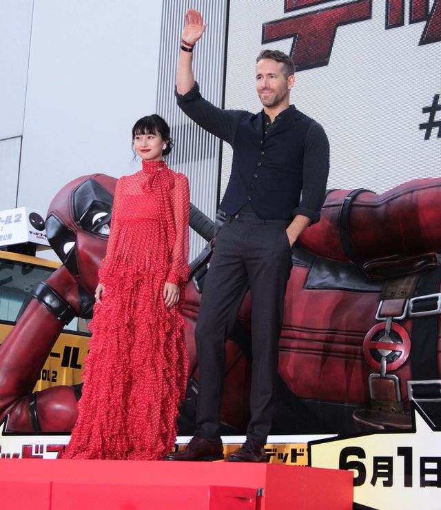 ライアン・レイノルズ＆ToshlがXポーズ！『デッドプール2』来日スペシャルイベント（16枚目）