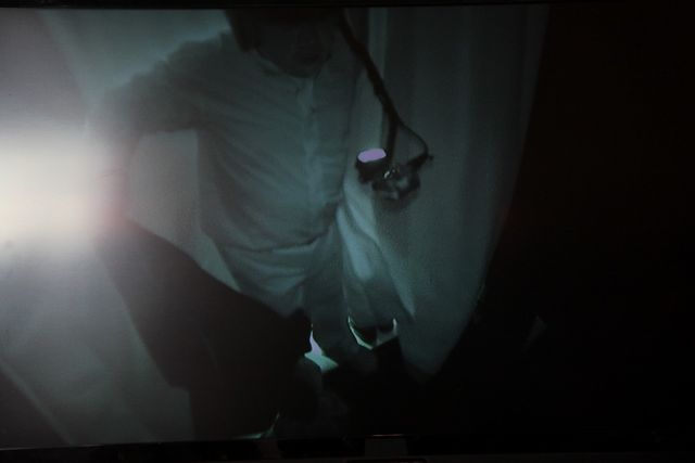 上島の目に涙が…映画『パラノーマル・アクティビティ4』イベント フォトギャラリー（9枚目）