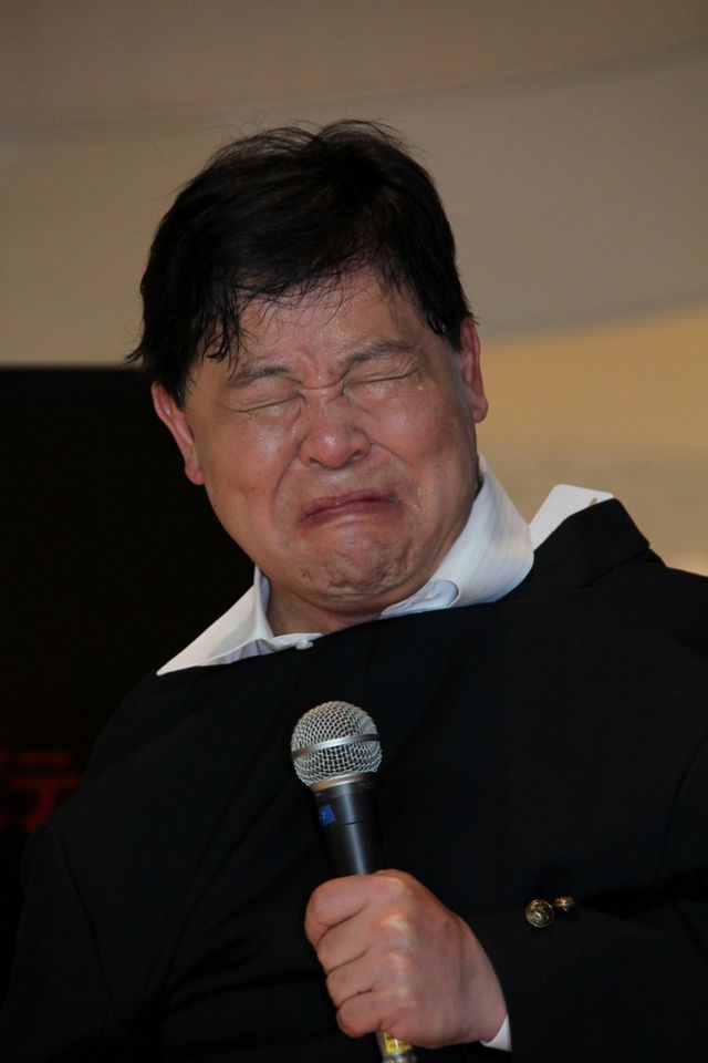 上島の目に涙が…映画『パラノーマル・アクティビティ4』イベント フォトギャラリー（14枚目）