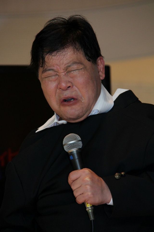 上島の目に涙が…映画『パラノーマル・アクティビティ4』イベント フォトギャラリー（15枚目）