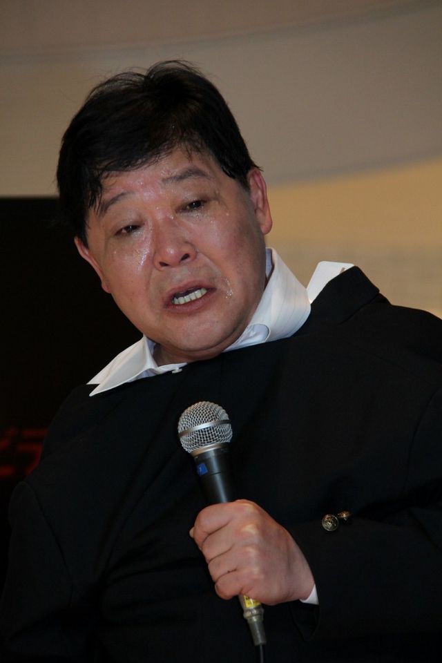 上島の目に涙が…映画『パラノーマル・アクティビティ4』イベント フォトギャラリー（16枚目）