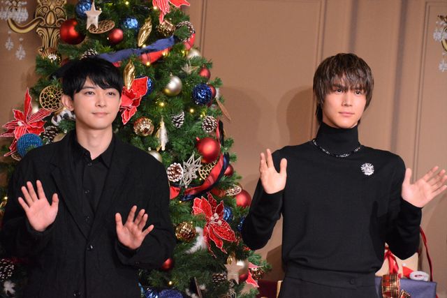 吉沢亮、中川大志、渡邊圭祐が登場　映画『ブラックナイトパレード』クリスマス出発式（13枚目）