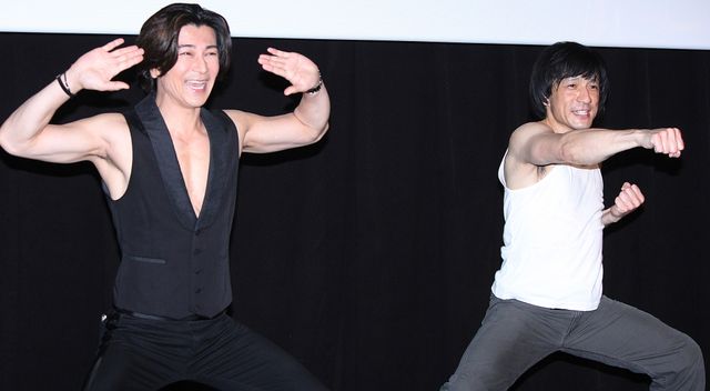 武田真治、みんなでジャッキー体操！『ポリス・ストーリー／REBORN』前夜祭：フォトギャラリー