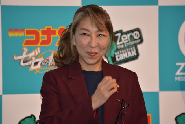 上戸彩、美声告白に「ごちそうさまです」映画『名探偵コナン　ゼロの執行人』公開記念舞台あいさつ（3枚目）