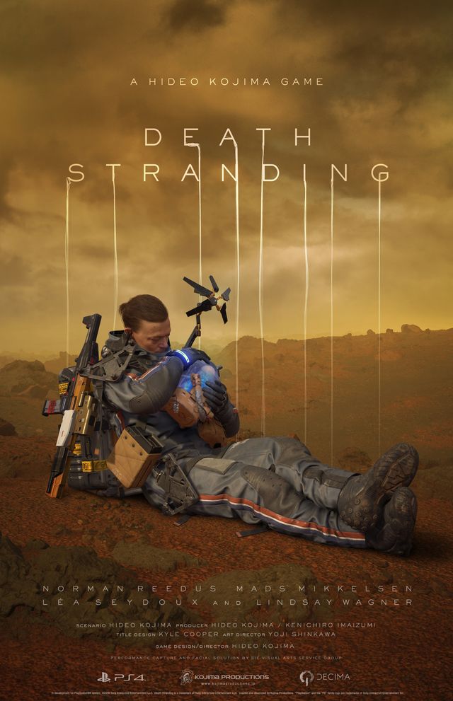 「デス・ストランディング」（DEATH STRANDING）ノーマン・リーダス演じる主人公のキャラクターアート