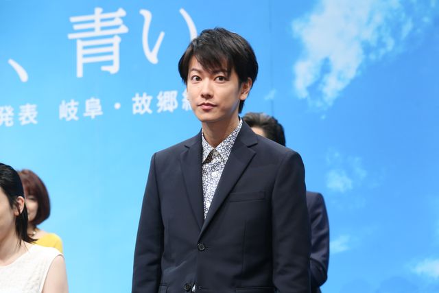 佐藤健が朝ドラに！「半分、青い。」出演者発表会見（3枚目）