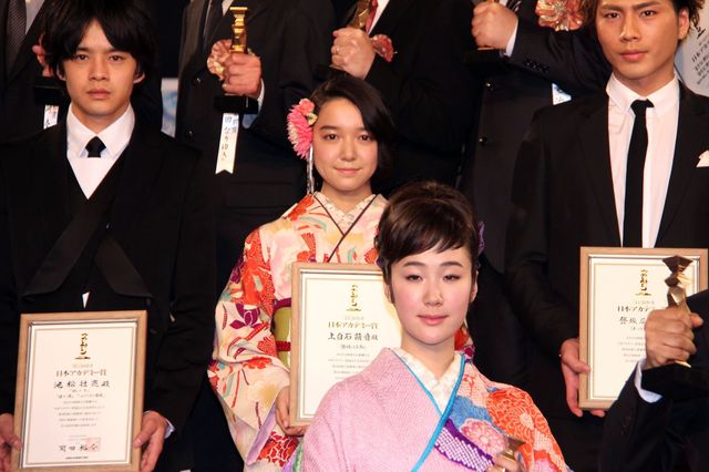 豪華絢爛！福士蒼汰、能年玲奈、登坂広臣、池松壮亮、小松菜奈ら受賞者たち【第38回日本アカデミー賞】（5枚目）