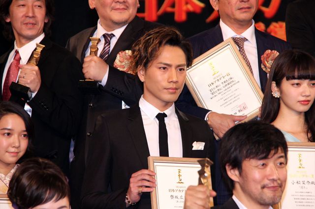 豪華絢爛！福士蒼汰、能年玲奈、登坂広臣、池松壮亮、小松菜奈ら受賞者たち【第38回日本アカデミー賞】（8枚目）