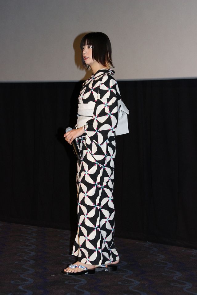 池田エライザ、浴衣姿が美しい！『貞子』大ヒット御礼舞台あいさつ（8枚目）