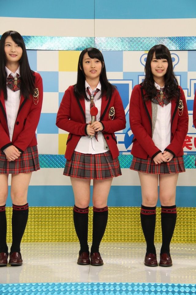 制服風の衣装でかわいい！NMB48会見フォトギャラリー（8枚目）