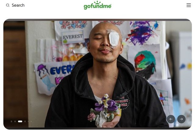 アレックス・ズオンさん - 画像はクラウドファウンディングサイト「GoFundMe」のスクリーンショット