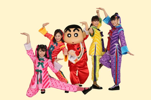 ももいろクローバーZ×『クレヨンしんちゃん』！新作でももクロがアニメ化!!（2枚目）