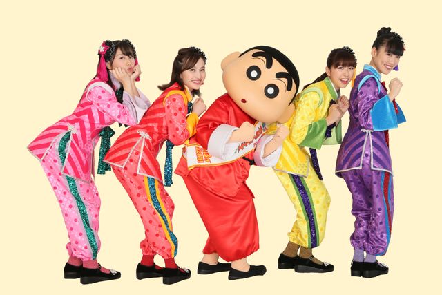 ももいろクローバーZ×『クレヨンしんちゃん』！新作でももクロがアニメ化!!（3枚目）