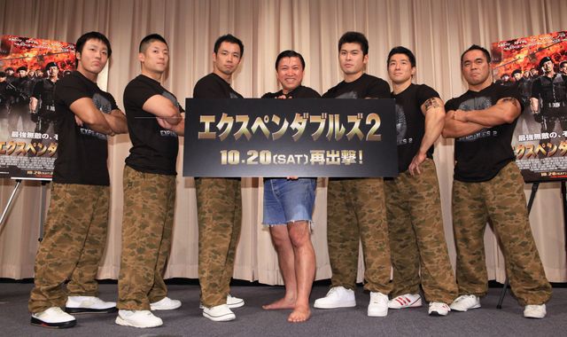 映画『エクスペンダブルズ2』日本公開イベント写真ギャラリー（5枚目）