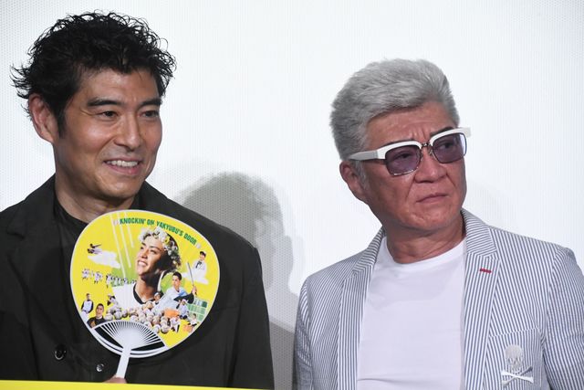 醍醐虎汰朗＆黒羽麻璃央『野球部に花束を』先行上映会舞台あいさつ（7枚目）