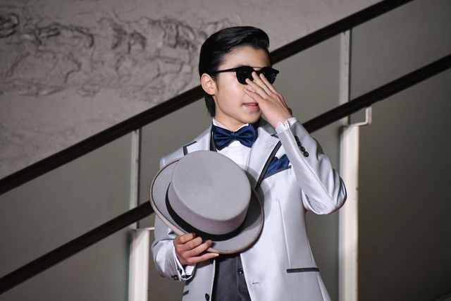 寺田心、大人スタイルで登壇『シャザム！』“神”アートお披露目イベント（3枚目）