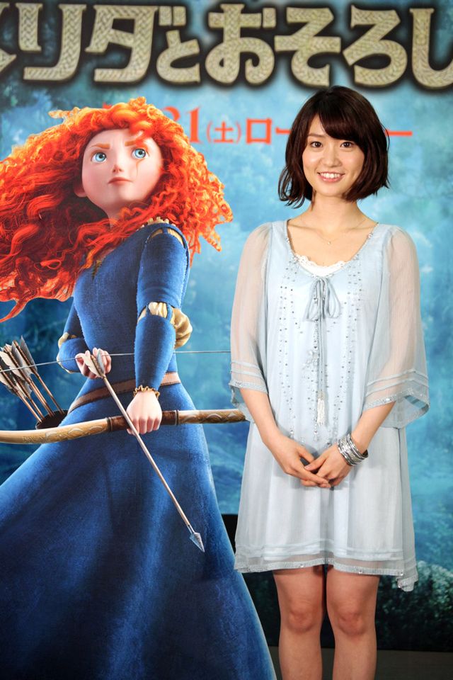 AKB48大島優子が出席！映画『メリダとおそろしの森』の公開アフレコ会見（6枚目）