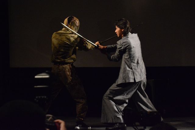 坂口拓＆山崎賢人の鋭い表情！『狂武蔵』完成披露無観客イベント（10枚目）