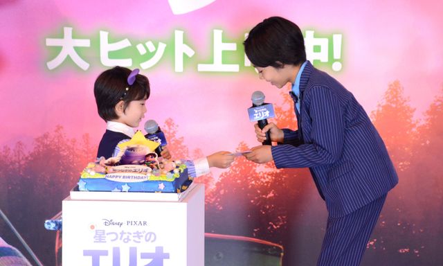 川原瑛都＆佐藤大空かわいすぎ！映画『星つなぎのエリオ』初日舞台あいさつ（5枚目）