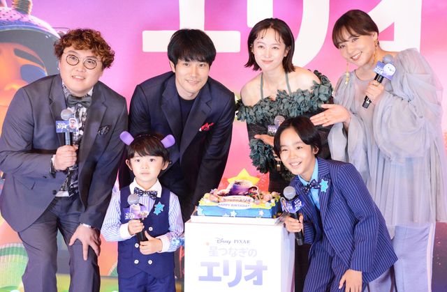 川原瑛都＆佐藤大空かわいすぎ！映画『星つなぎのエリオ』初日舞台あいさつ（27枚目）