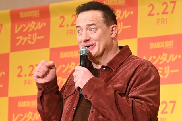 2年ぶり来日のブレンダン・フレイザー、新宿の神社でヒット祈願！映画『レンタル・ファミリー』記者会見（8枚目）