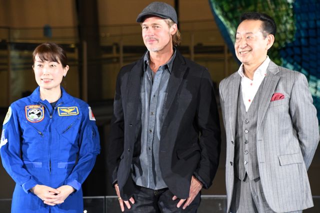 ブラッド・ピット、日本人宇宙飛行士と対面！『アド・アストラ』来日会見（8枚目）