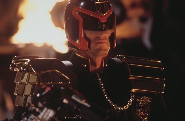 画像はスタローン版の『ジャッジ・ドレッド』