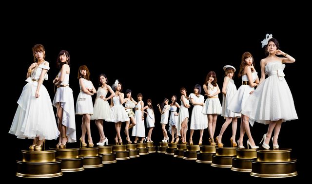 「あさが来た」の主題歌をテレビ初披露するAKB48