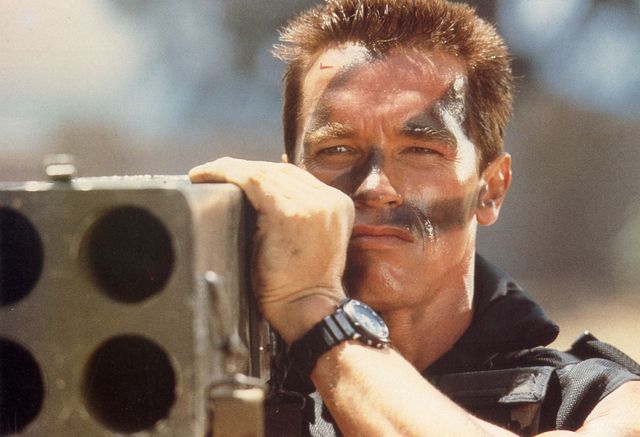 「とんでもねえ、待ってたんだ」 - 画像は『コマンドー』より