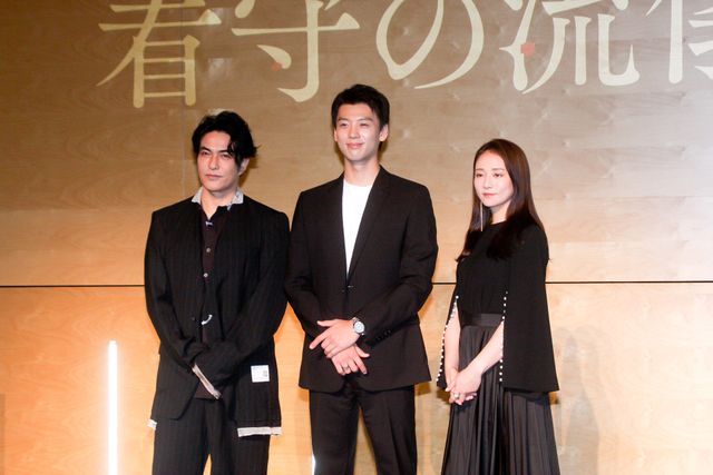 竹内涼真×木村文乃×北村一輝、そろって黒の装い！「看守の流儀」会見の様子（12枚目）