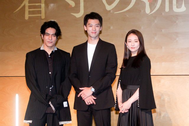 竹内涼真×木村文乃×北村一輝、そろって黒の装い！「看守の流儀」会見の様子（15枚目）