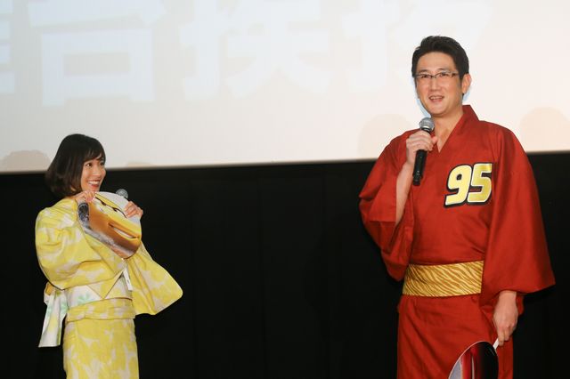 10年前からマックィーン役！声優・土田大も登壇『カーズ／クロスロード』夏休み大ヒット記念舞台あいさつ：フォトギャラリー