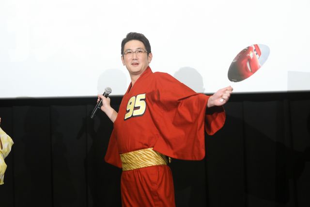 10年前からマックィーン役！声優・土田大も登壇『カーズ／クロスロード』夏休み大ヒット記念舞台あいさつ（2枚目）
