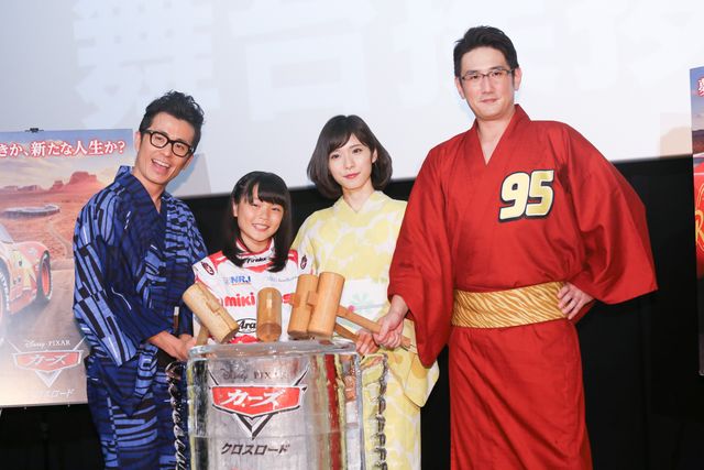 10年前からマックィーン役！声優・土田大も登壇『カーズ／クロスロード』夏休み大ヒット記念舞台あいさつ（16枚目）