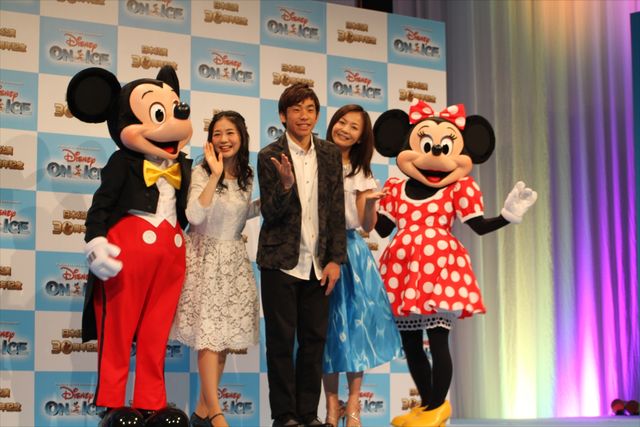 織田信成、関根麻里、華原朋美がミッキー＆ミニーとご対面！フォトギャラリー（9枚目）
