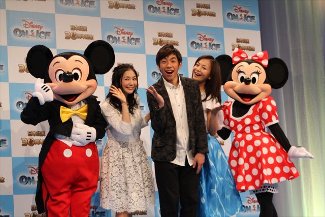 織田信成、関根麻里、華原朋美がミッキー＆ミニーとご対面！フォトギャラリー（10枚目）