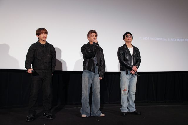 NAOTO・岩田剛典・OMI、三代目JSBライブフィルム完成披露の様子（3枚目）