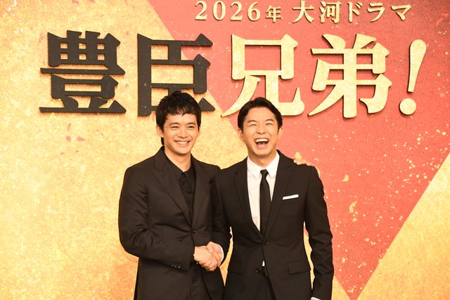 大河ドラマ「豊臣兄弟！」池松壮亮、永野芽郁、吉岡里帆、浜辺美波ら出演者発表会見（30枚目）