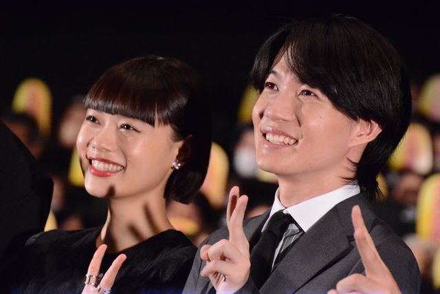 神木隆之介・杉咲花・松山ケンイチ・桜田通・宮崎あおい出席　『大名倒産』初日舞台あいさつ（10枚目）