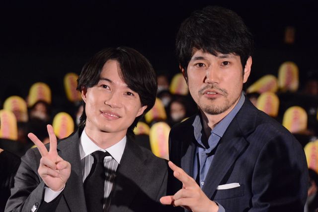 神木隆之介・杉咲花・松山ケンイチ・桜田通・宮崎あおい出席　『大名倒産』初日舞台あいさつ（11枚目）