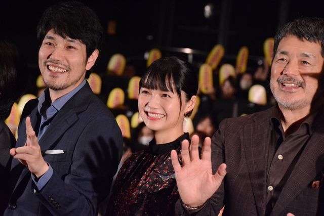 神木隆之介・杉咲花・松山ケンイチ・桜田通・宮崎あおい出席　『大名倒産』初日舞台あいさつ（12枚目）