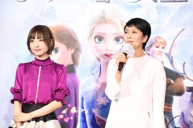松たか子＆神田沙也加、鐘を鳴らして大ヒット祝い！『アナと雪の女王2』大ヒット記念イベント（5枚目）